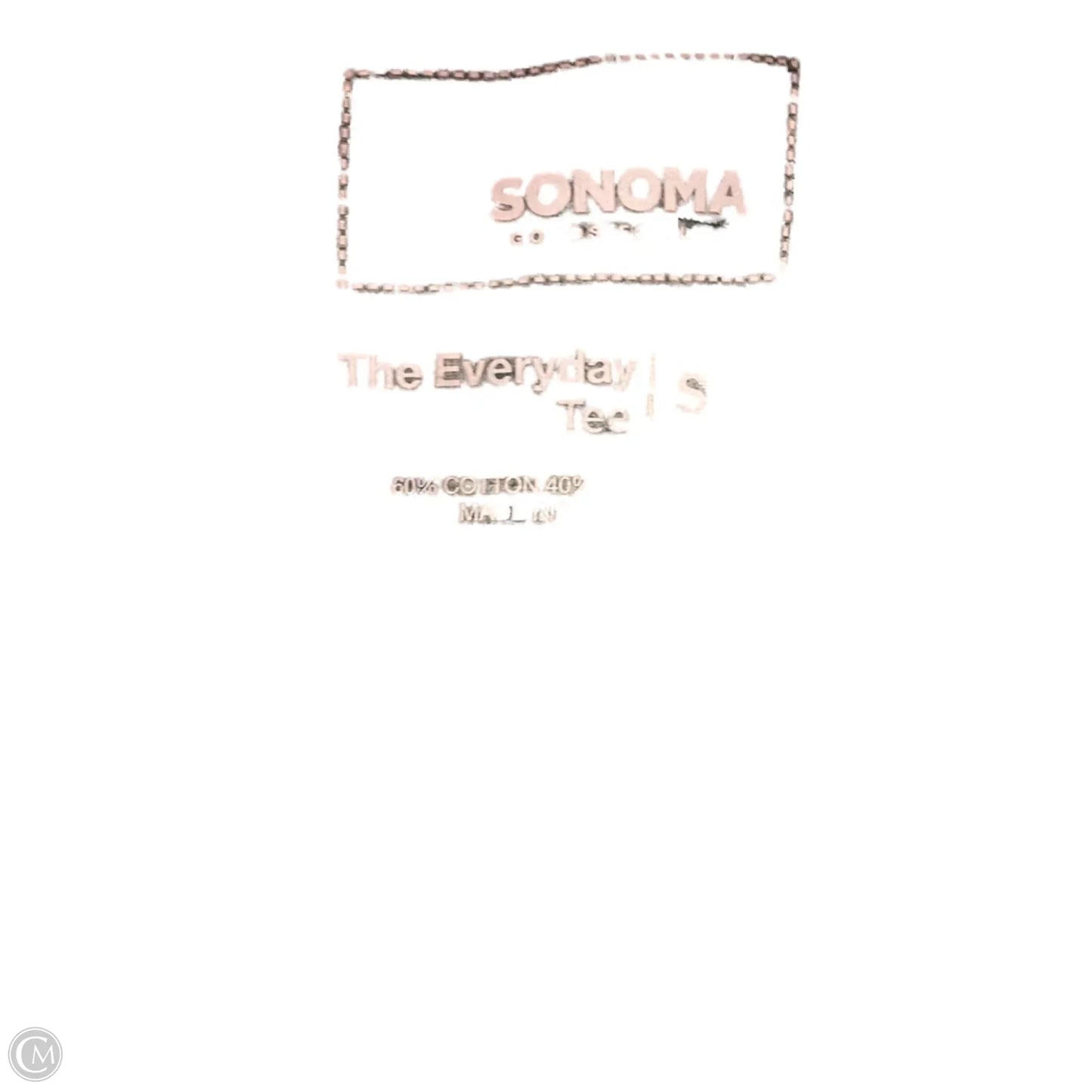 Top Short Sleeve By Sonoma In Green, Size: S