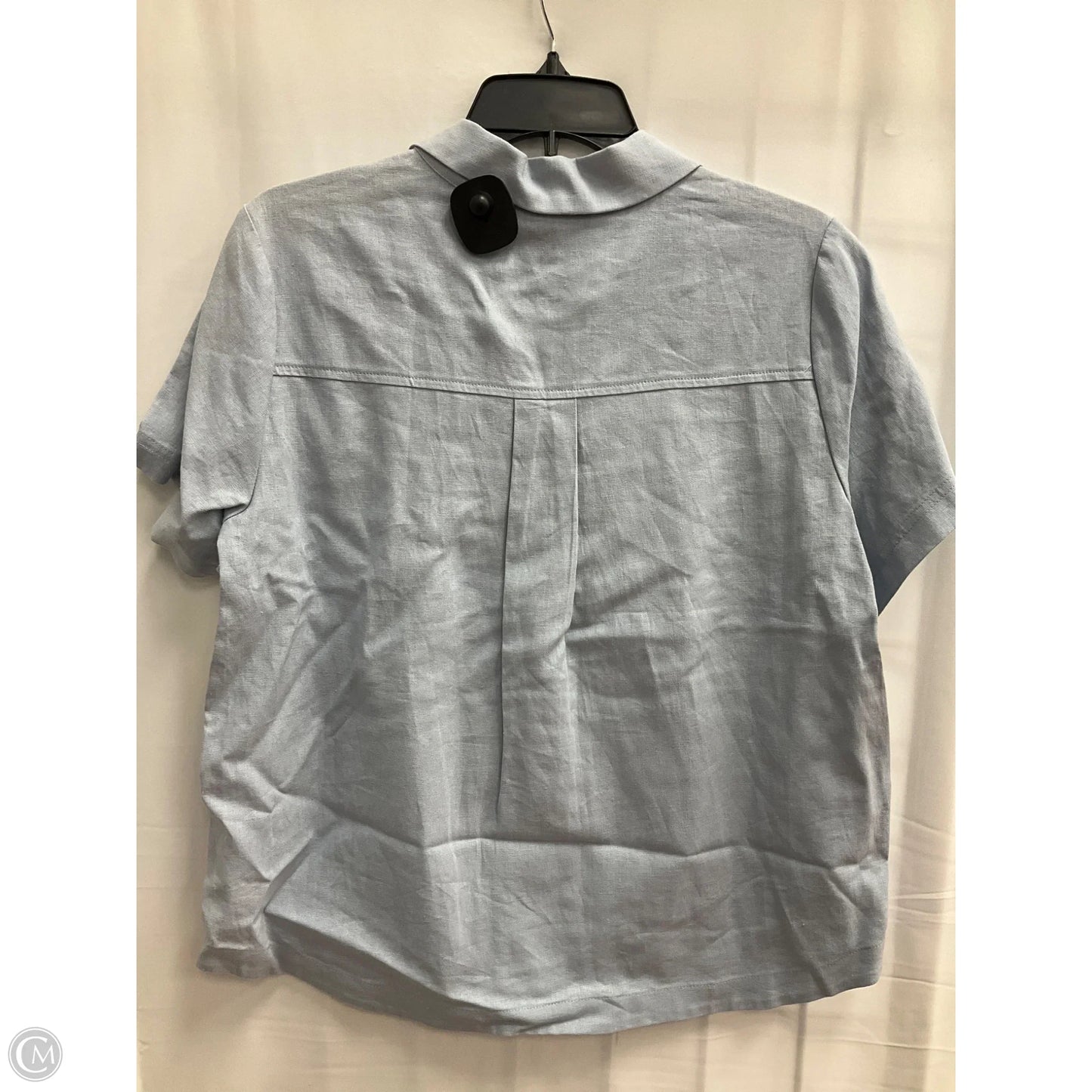 Top Short Sleeve By Gloria Vanderbilt In Blue, Size: M