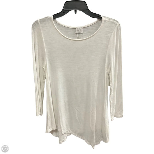 Top Long Sleeve By Cupio In White, Size: S