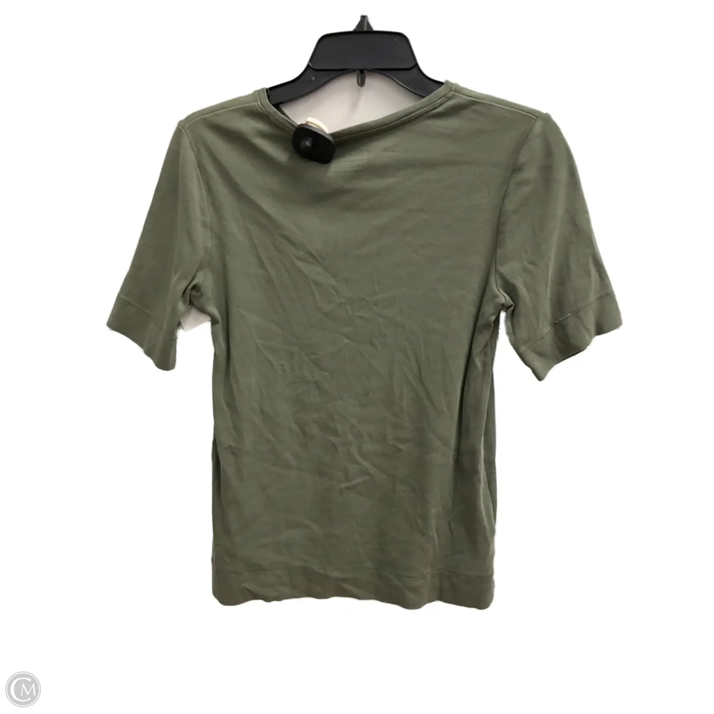 Top Short Sleeve Basic By Chicos In Green, Size: Xs