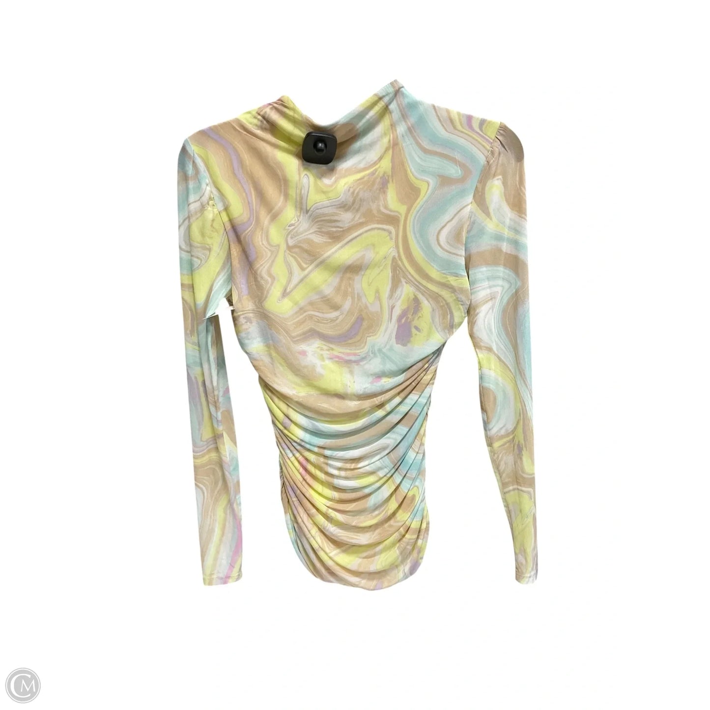 Top Long Sleeve By Nordstrom In Multi-colored, Size: M