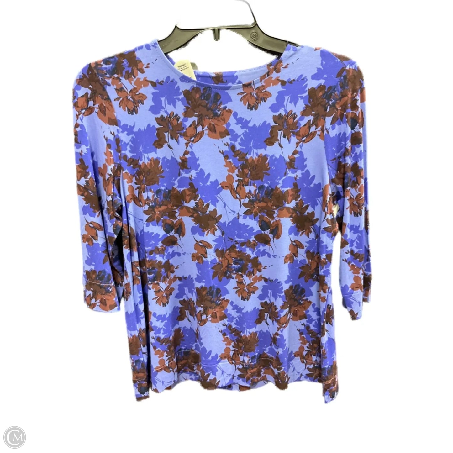 Top 3/4 Sleeve By J. Jill In Multi-colored, Size: Xs