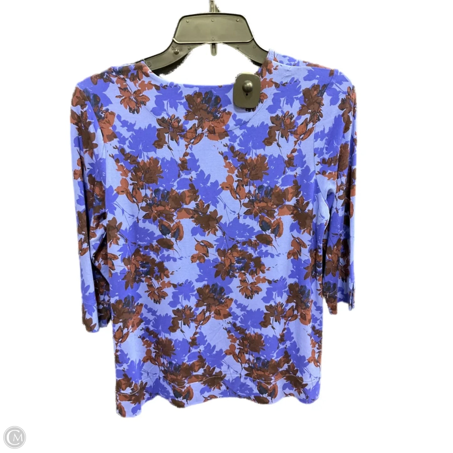 Top 3/4 Sleeve By J. Jill In Multi-colored, Size: Xs