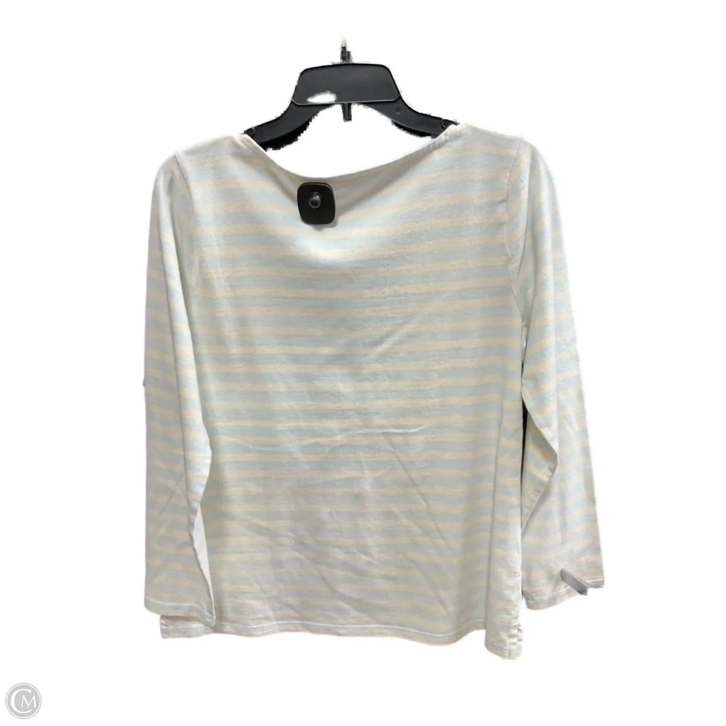 Top Long Sleeve By Talbots In Striped Pattern, Size: Lp