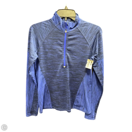 Athletic Top Long Sleeve Collar By Athleta In Blue, Size: S