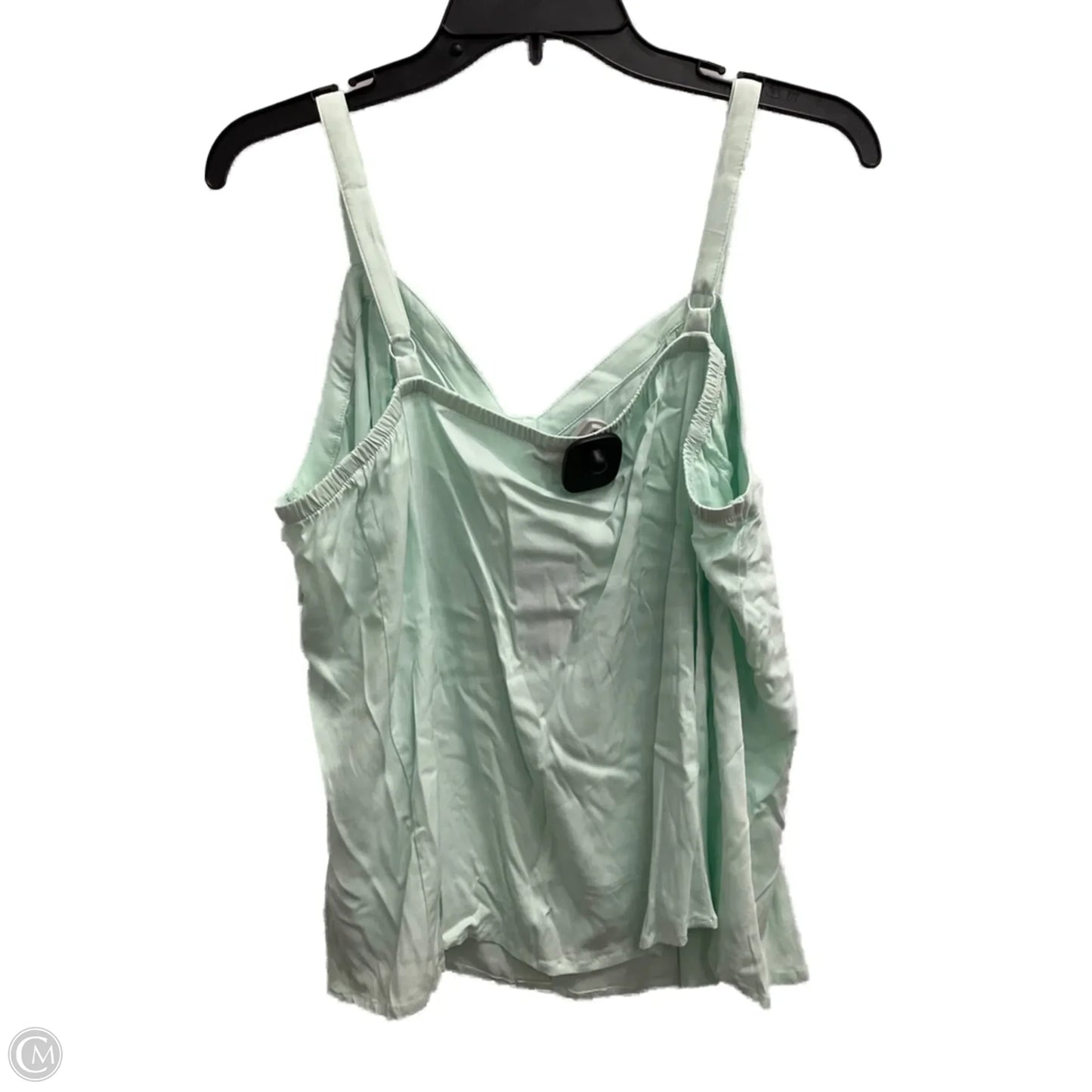 Top Sleeveless By Torrid In Green, Size: 2x