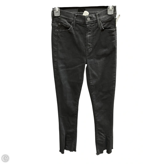 Jeans Skinny By Mother Jeans In Black Denim, Size: 2
