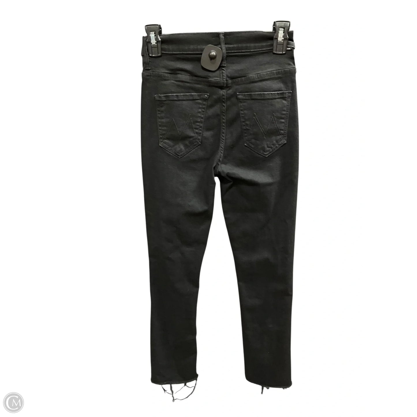 Jeans Skinny By Mother Jeans In Black Denim, Size: 2