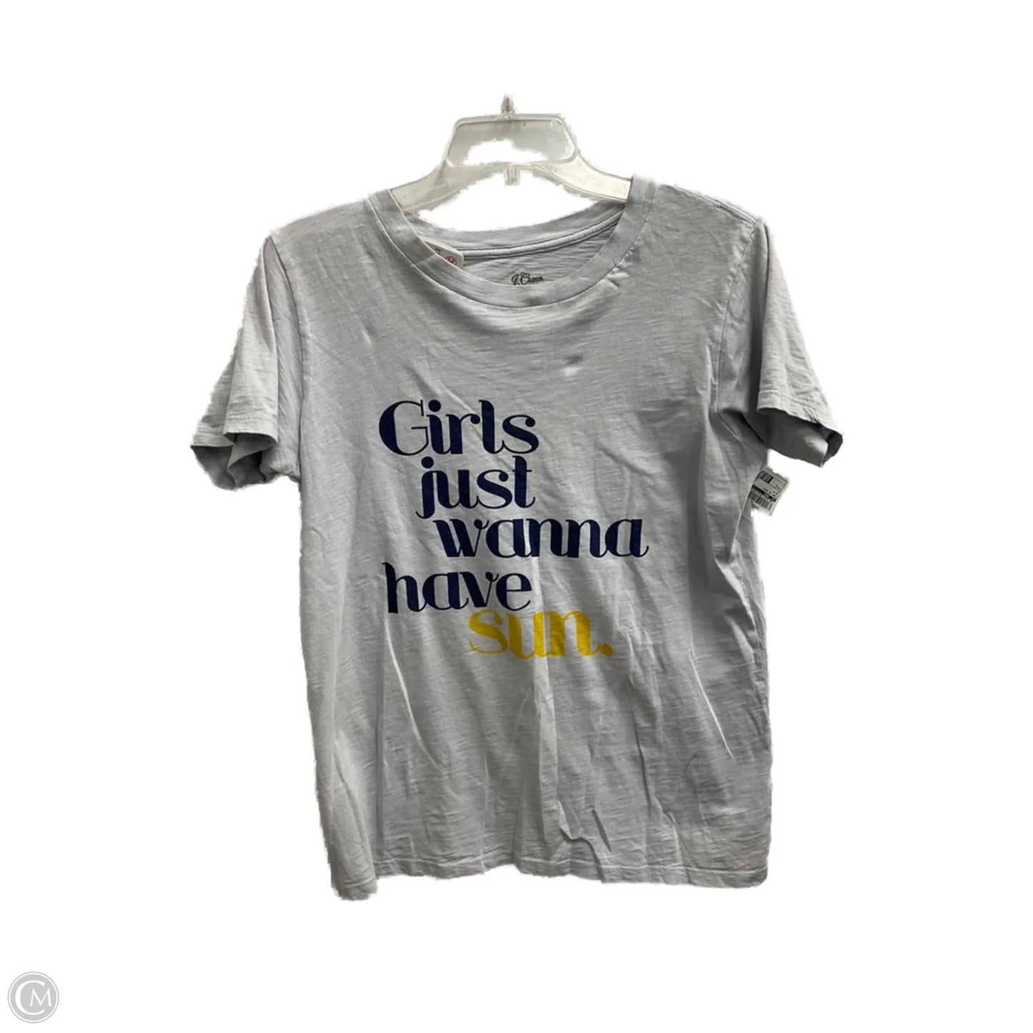 Top Short Sleeve Basic By J. Crew In Blue, Size: S