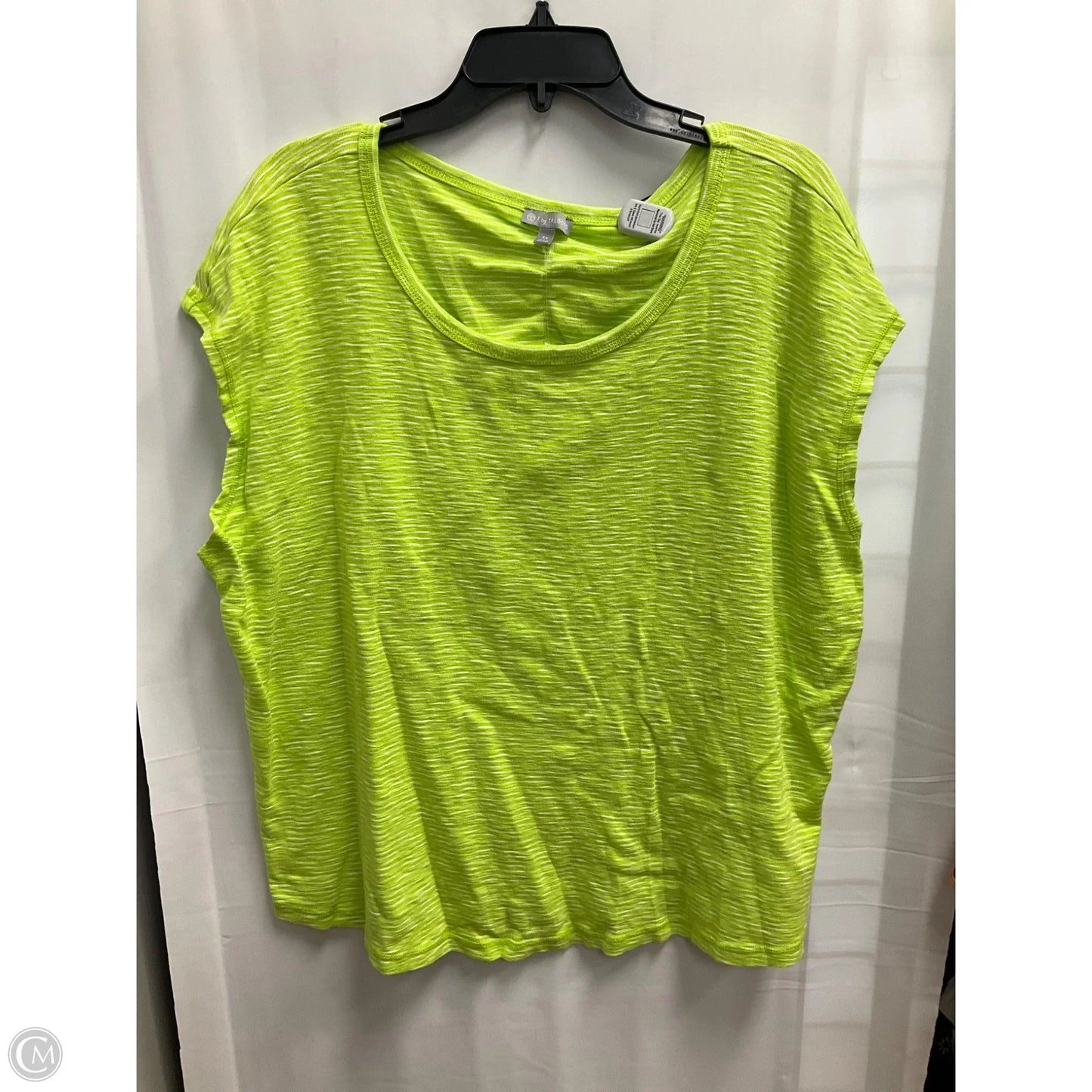 Top Sleeveless Basic By Talbots In Green, Size: 3x