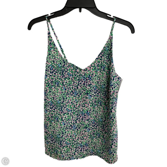 Top Sleeveless By Banana Republic In Floral Print, Size: S