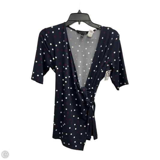 Top Short Sleeve By 41 Hawthorn In Polkadot Pattern, Size: S