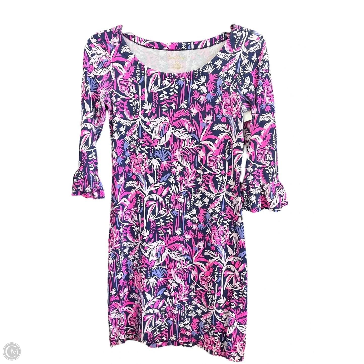 Dress Designer By Lilly Pulitzer In Floral Print, Size: Xxs