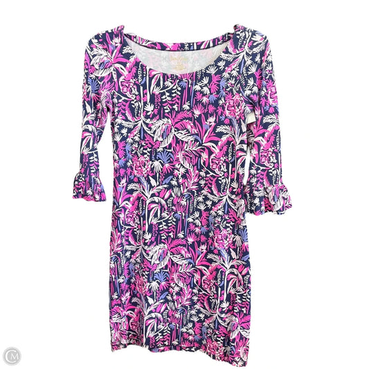 Dress Designer By Lilly Pulitzer In Floral Print, Size: Xxs