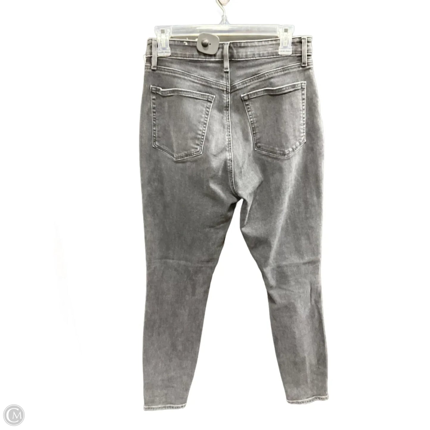 Jeans Skinny By Loft In Black Denim, Size: 6