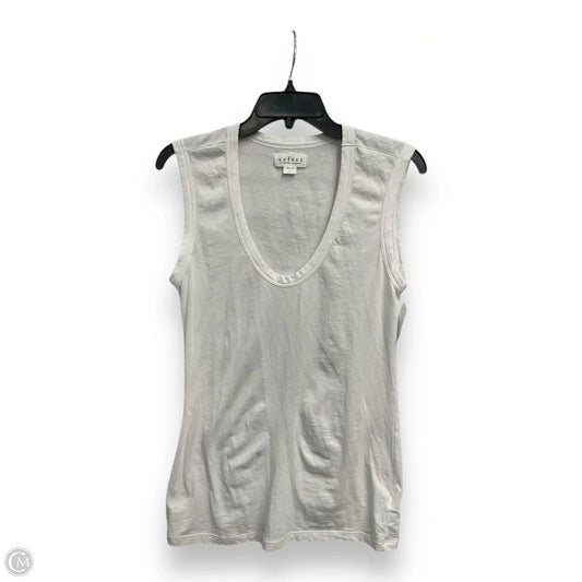Top Sleeveless Basic By Velvet In White, Size: L