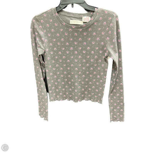 Top Long Sleeve By Lucky Brand In Floral Print, Size: S