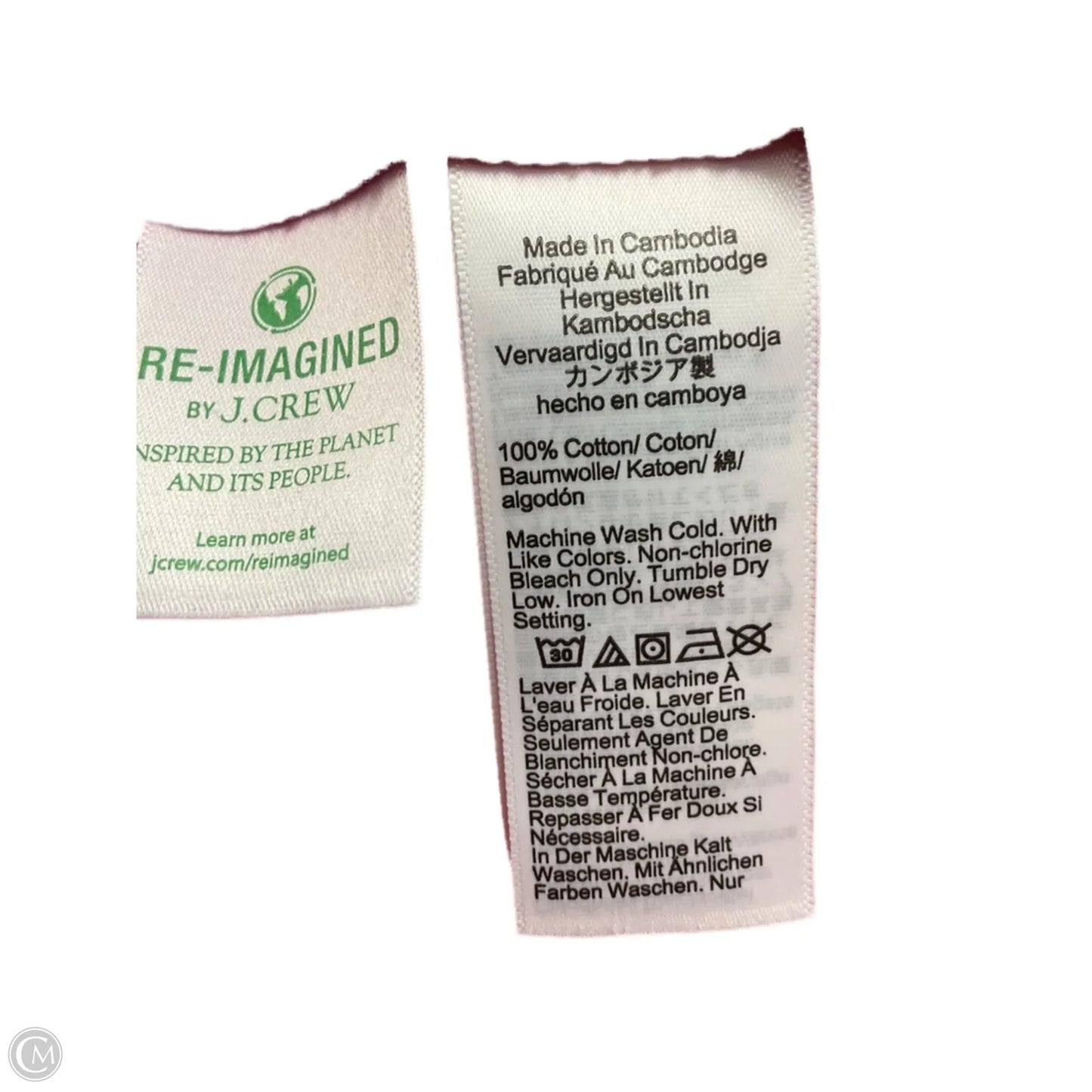 Top Short Sleeve Basic By J. Crew In Pink, Size: M