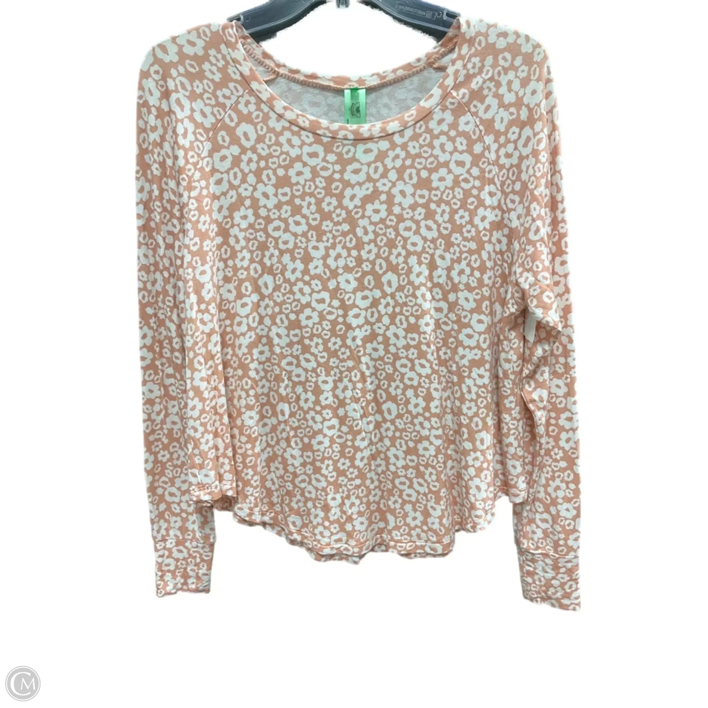 Top Long Sleeve By Clothes Mentor In Peach, Size: S