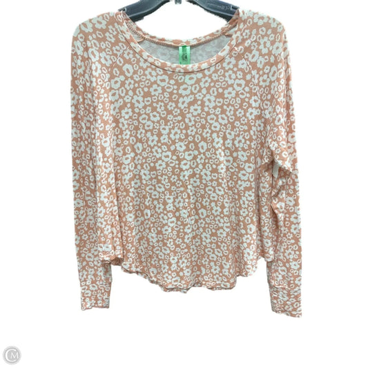 Top Long Sleeve By Clothes Mentor In Peach, Size: S