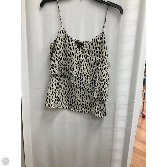 Top Sleeveless By Ann Taylor In Animal Print, Size: 4