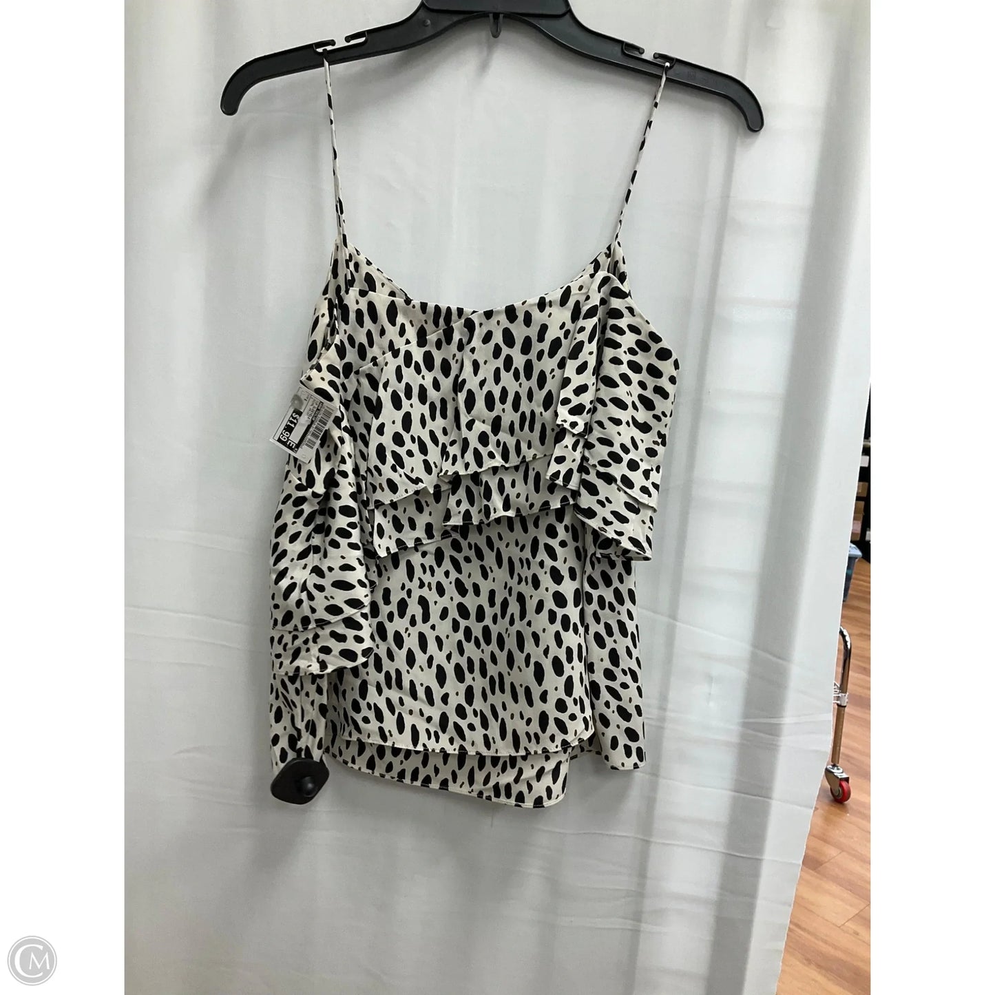 Top Sleeveless By Ann Taylor In Animal Print, Size: 4