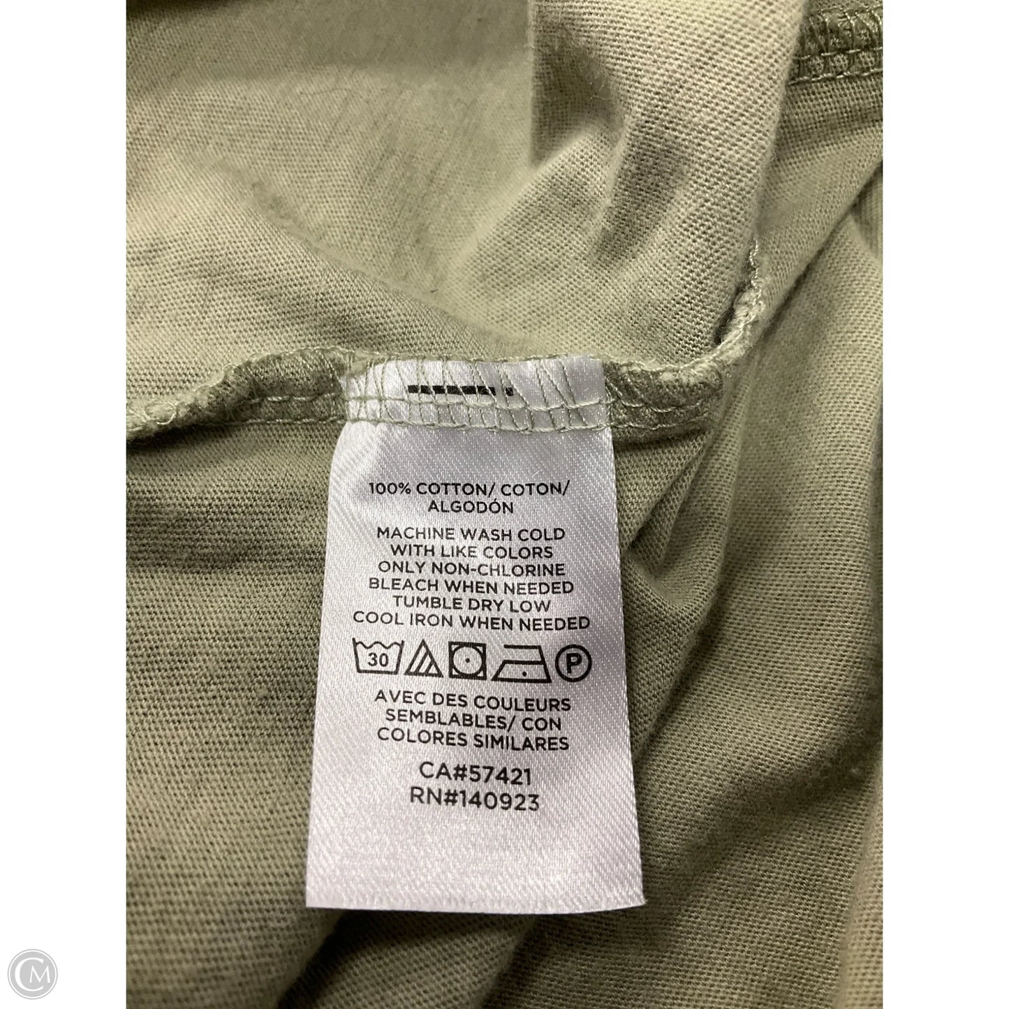 Top Sleeveless Basic By Loft In Green, Size: Xs