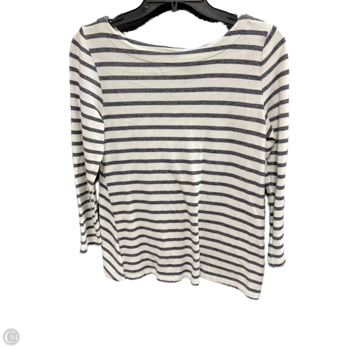 Top Long Sleeve By Loft In Striped Pattern, Size: Xs