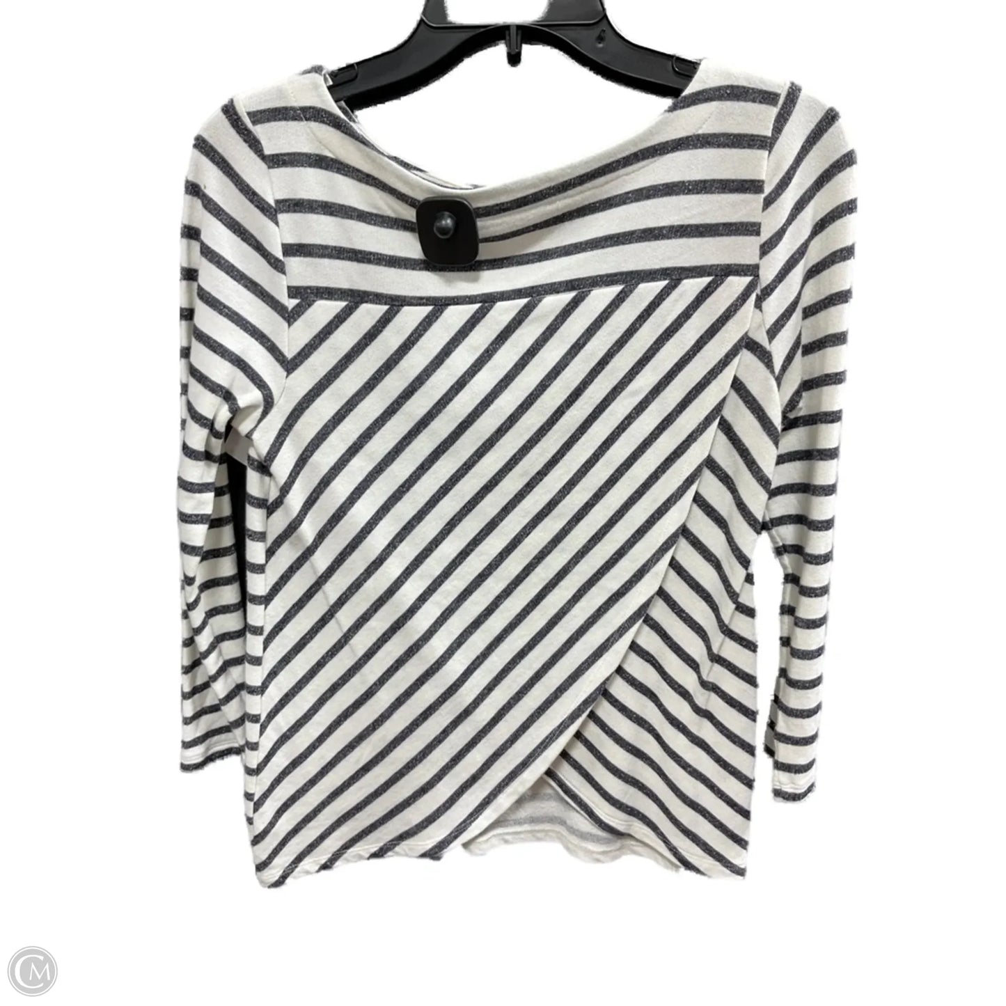 Top Long Sleeve By Loft In Striped Pattern, Size: Xs