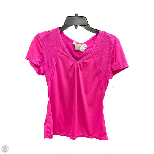 Athletic Top Short Sleeve By Athleta In Pink, Size: S