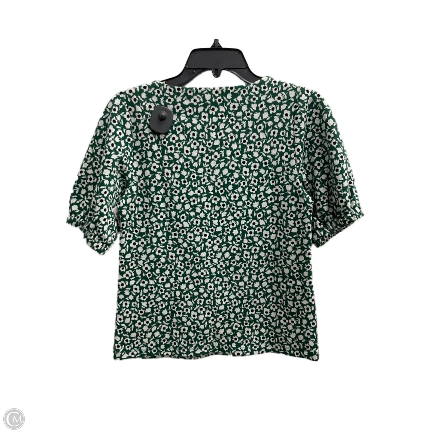 Top Short Sleeve By Ann Taylor In Floral Print, Size: Xs