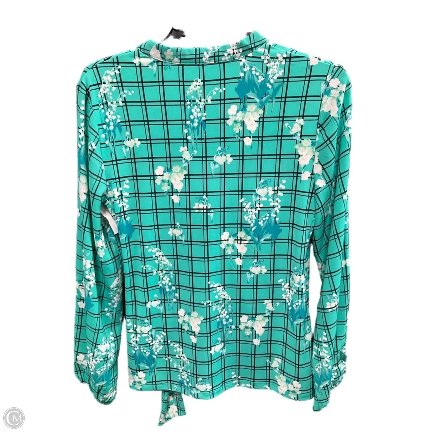 Top Long Sleeve By Alfani In Plaid Pattern, Size: Xs