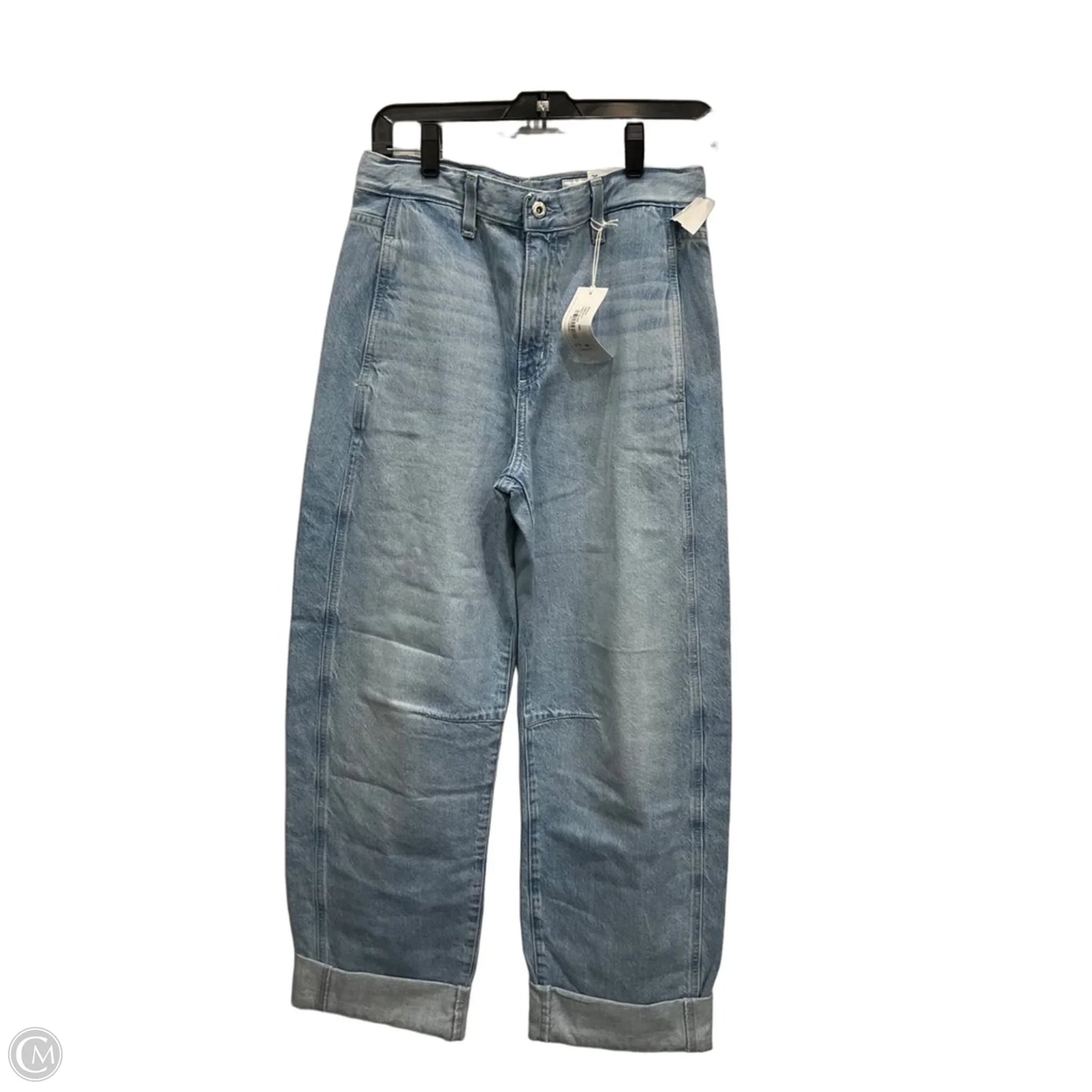 Jeans Wide Leg By Adriano Goldschmied In Blue Denim, Size: 2