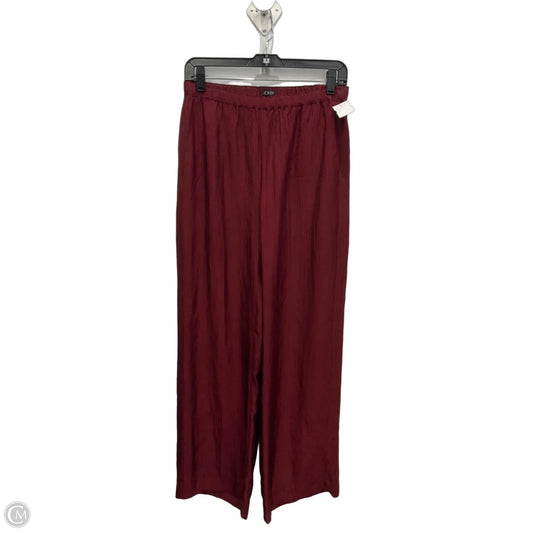Pants Lounge By J. Crew In Maroon, Size: Xs