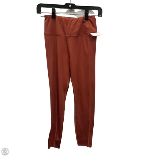 Athletic Leggings By Madewell In Orange, Size: S