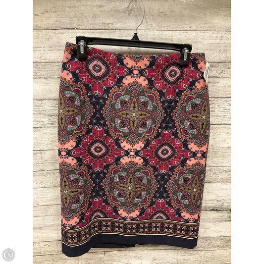 Skirt Midi By Talbots In Red, Size: 4