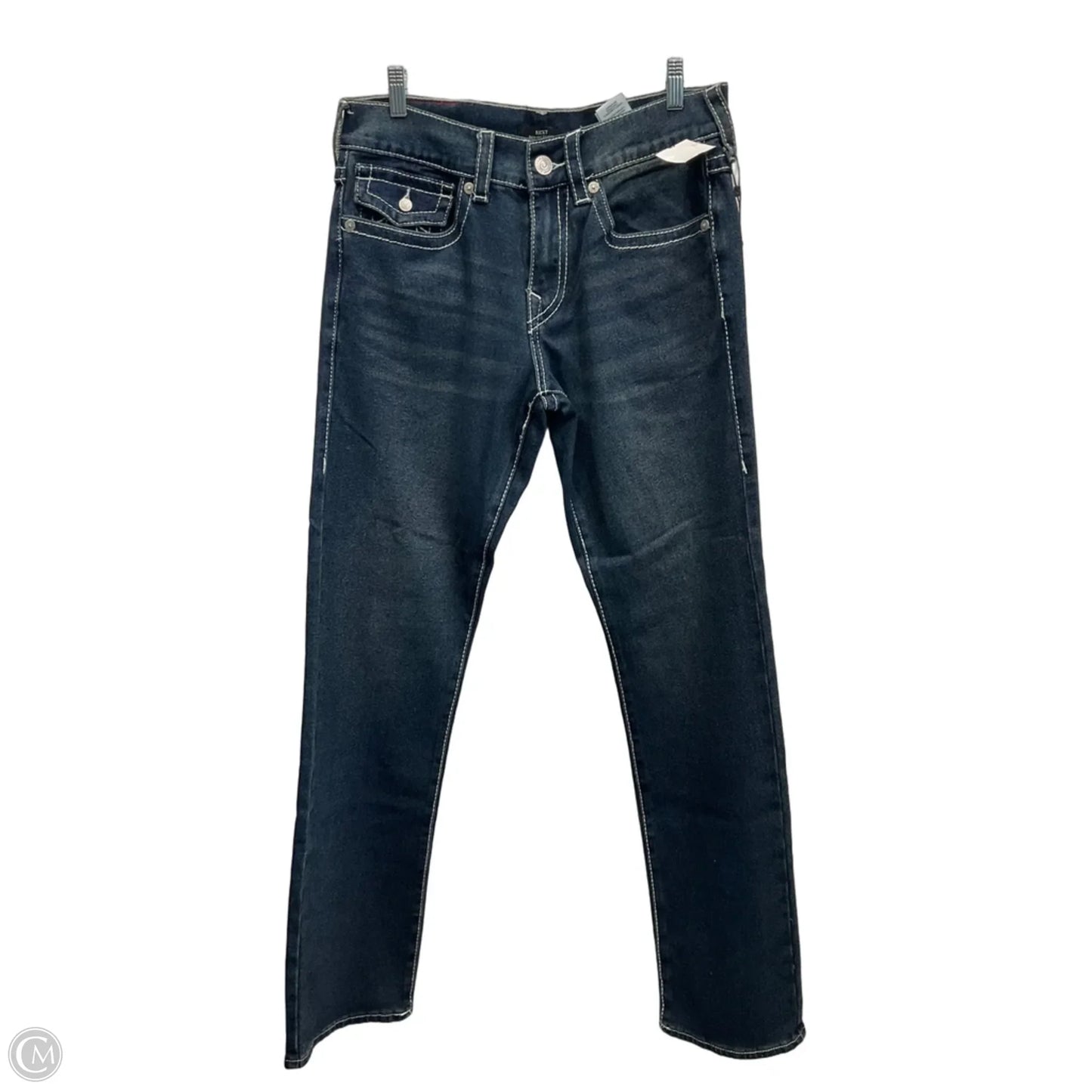 Jeans Boot Cut By True Religion In Blue Denim, Size: 10