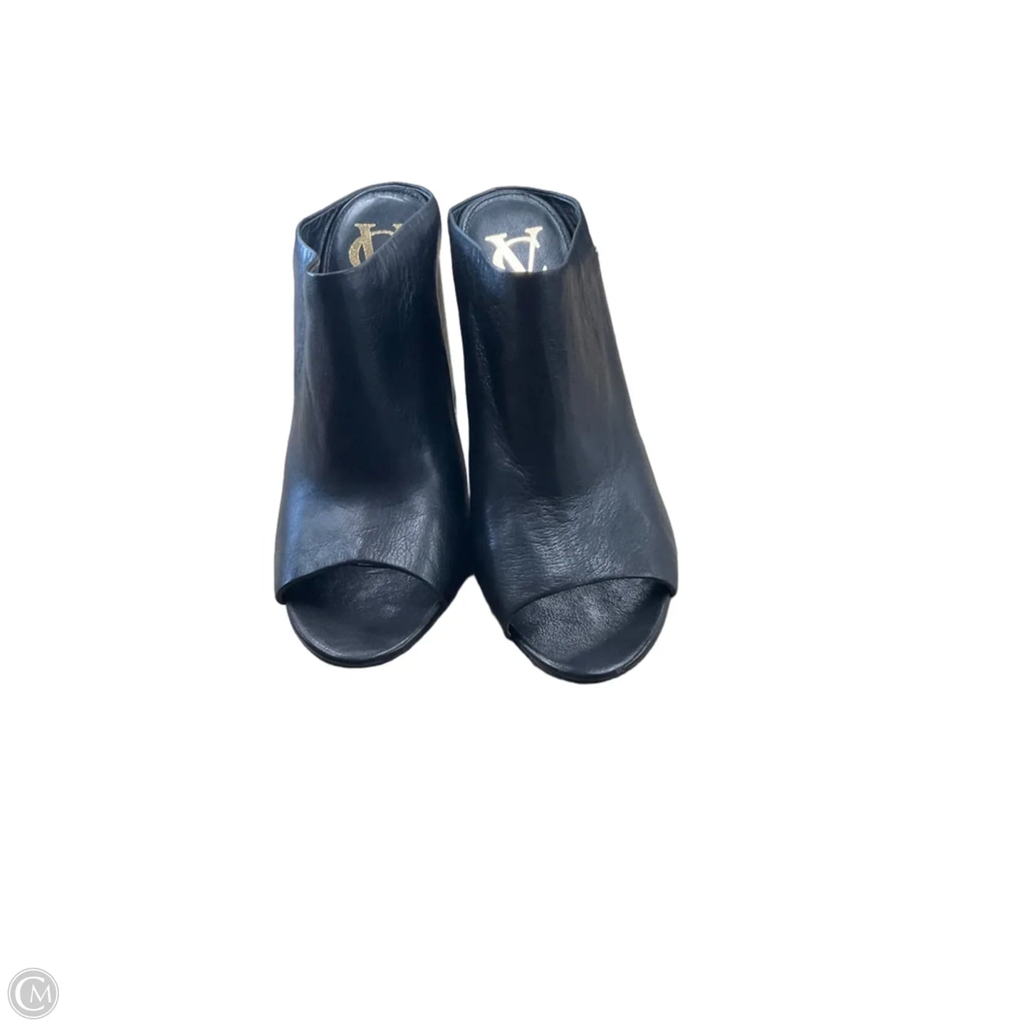 Sandals Heels Block By Vince Camuto In Black, Size: 9.5
