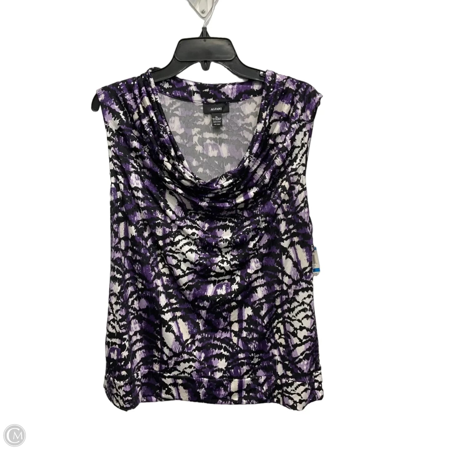 Top Sleeveless By Alfani In Purple, Size: Xl