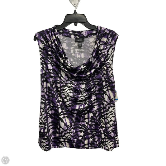 Top Sleeveless By Alfani In Purple, Size: Xl