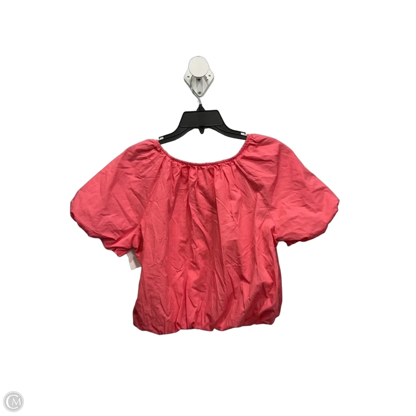 Top Short Sleeve By Anthropologie In Pink, Size: M