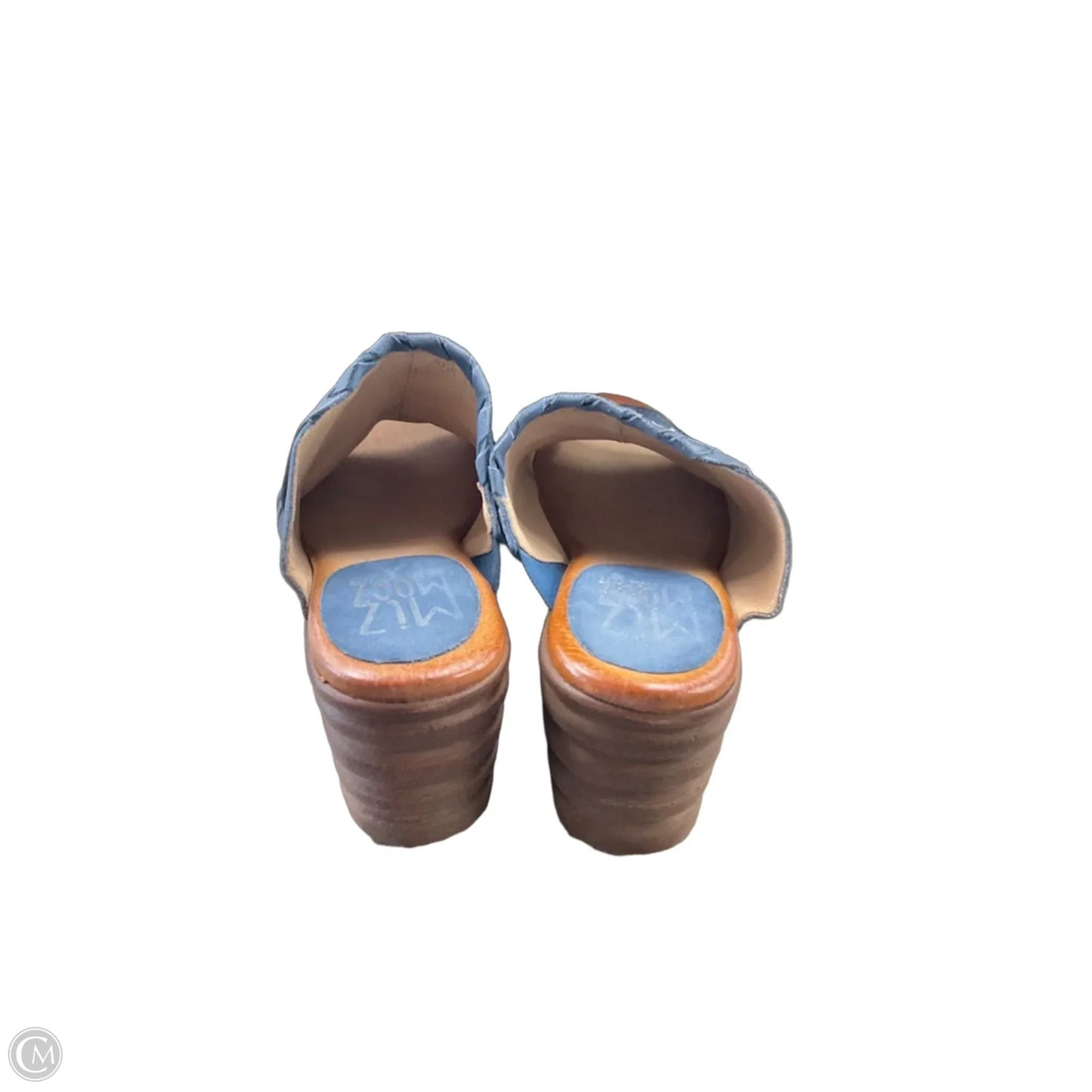 Shoes Heels Wedge By Miz Mooz In Blue, Size: 7.5