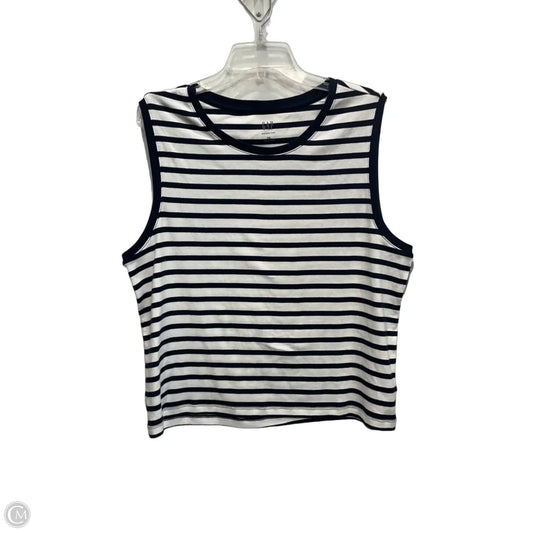 Top Sleeveless Basic By Gap In Striped Pattern, Size: Xxl
