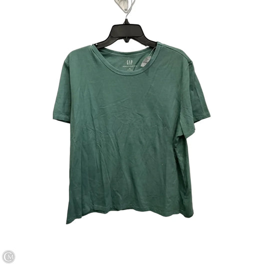 Top Short Sleeve Basic By Gap In Green, Size: Xl