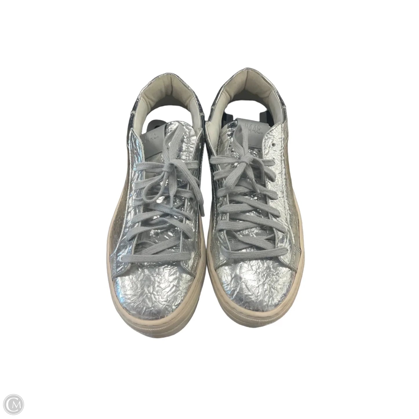 Shoes Sneakers By P448 In Silver, Size: 10