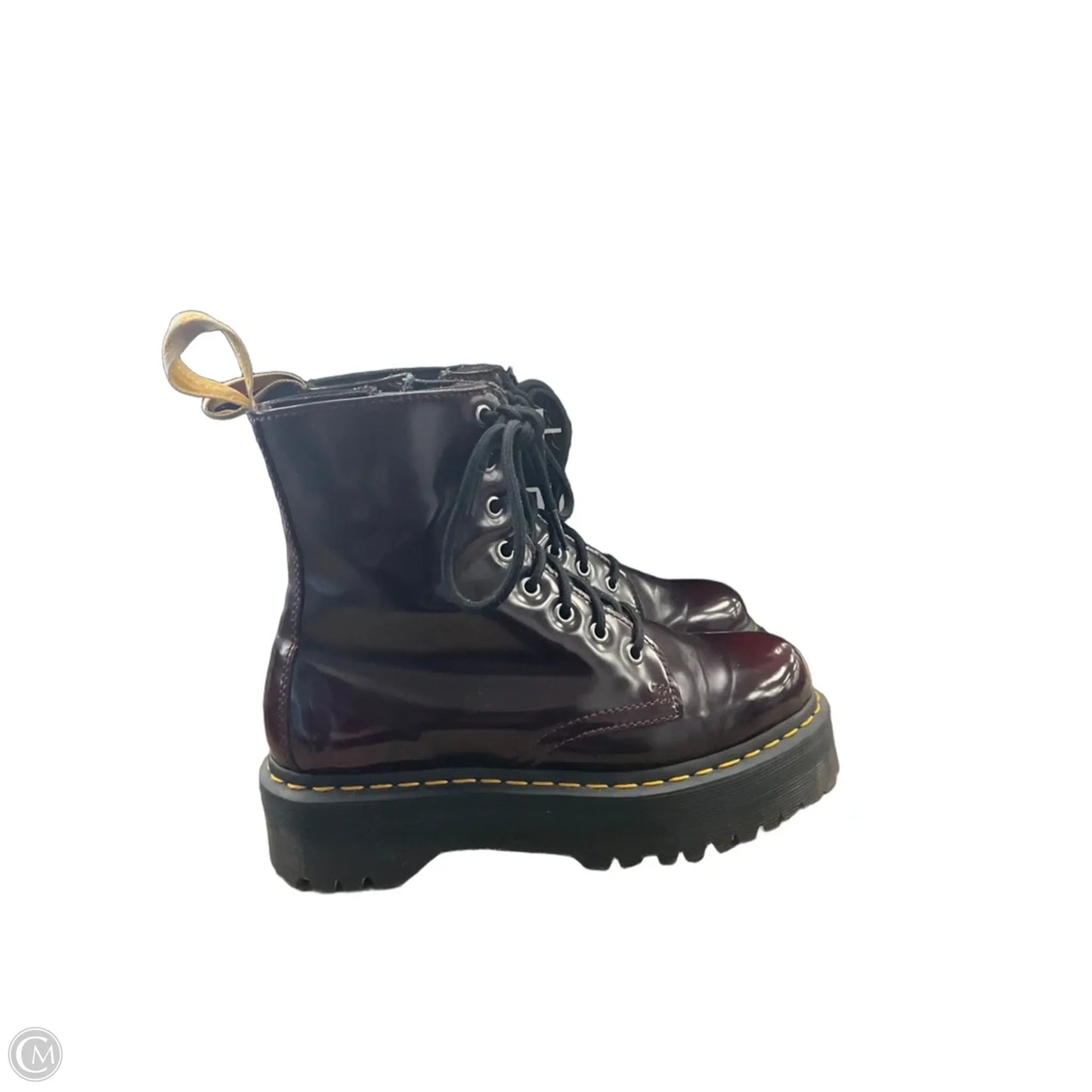 Boots Ankle Flats By Dr Martens In Red, Size: 8