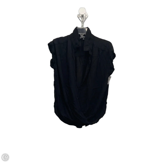 Top Sleeveless By Be Cool In Black, Size: L