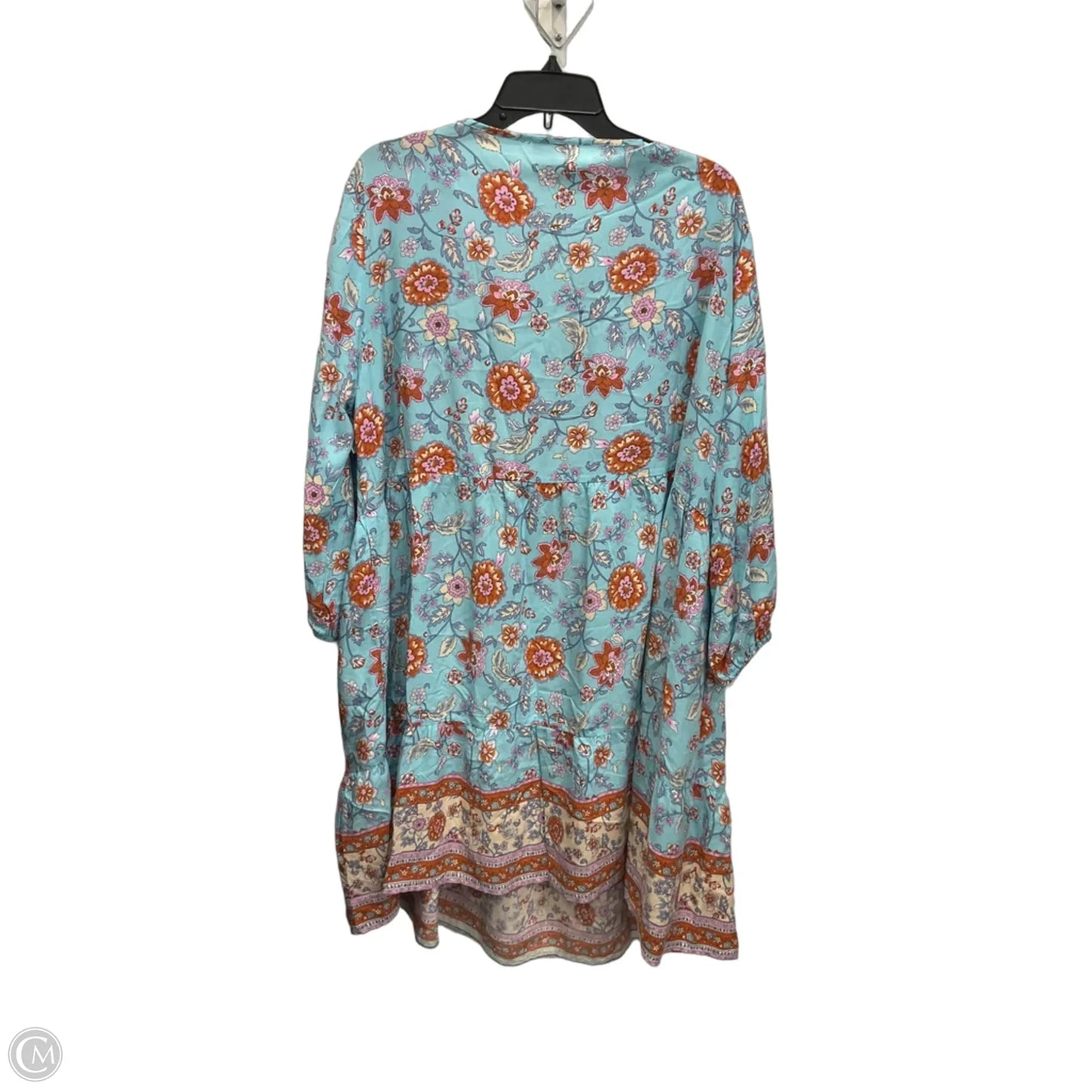 Dress Casual Midi By Coco And Carmen In Blue, Size: Xxl