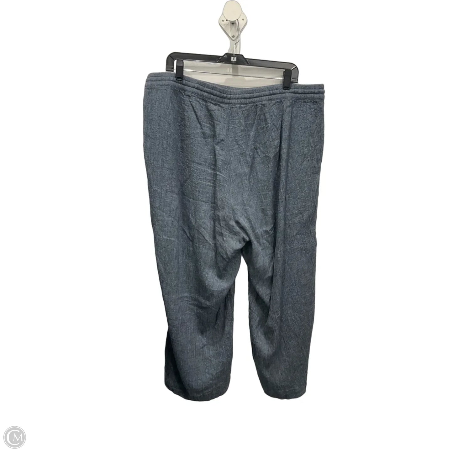 Pants Linen By J. Jill In Blue, Size: Xl