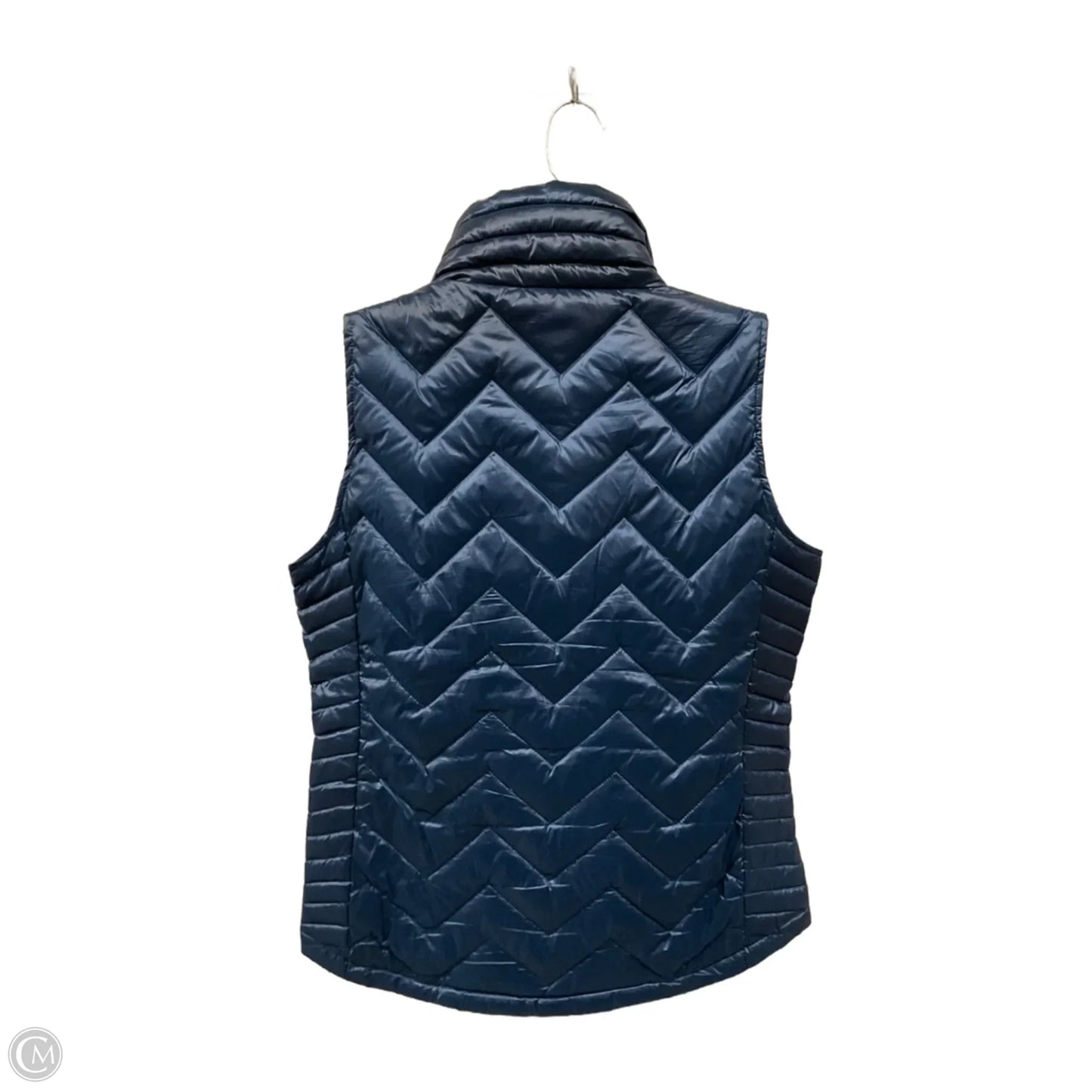 Vest Puffer & Quilted By Calvin Klein In Blue, Size: S